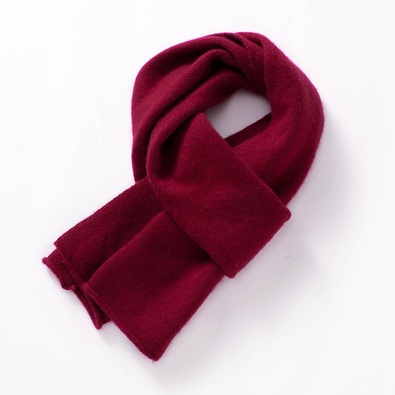 Unisex Cashmere Wool Scarf – Winter Luxury Warm Shawl