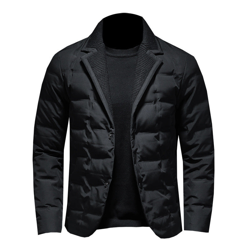 Men’s Warm Winter Coat – Down-Filled Jacket