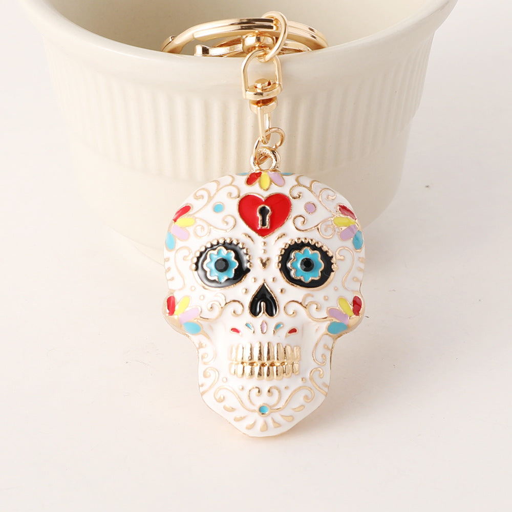 SoulArt™ Mandala Skull Keychain