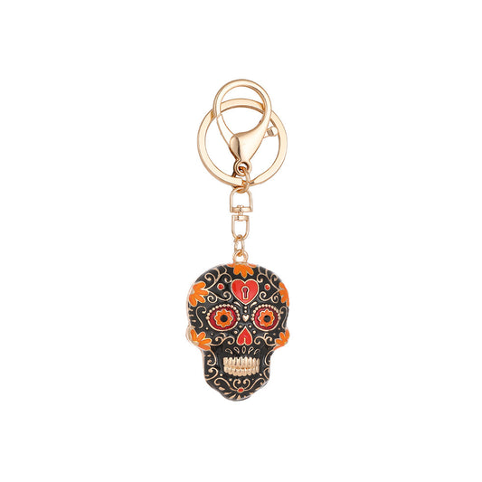 SoulArt™ Mandala Skull Keychain