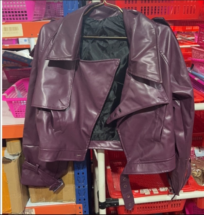 Fashion Faux Leather Outerwear – Stylish & Animal-Friendly