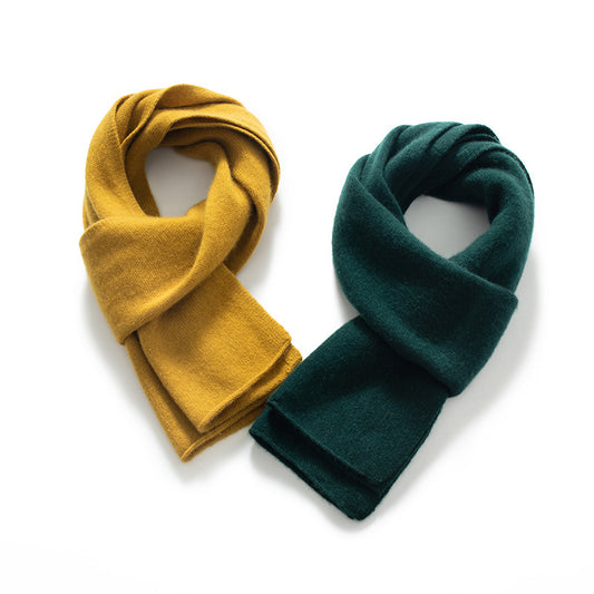 Unisex Cashmere Wool Scarf – Winter Luxury Warm Shawl