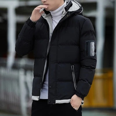 Men’s Fashion Casual Padded Down Jacket – Warm Winter Coat