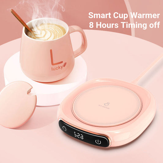 Smart Coffee Mug Warmer – Constant Temperature Heating Coaster for Desk