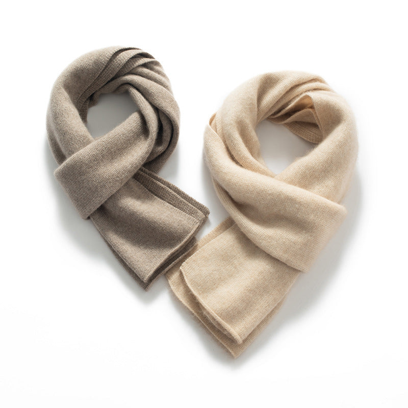Unisex Cashmere Wool Scarf – Winter Luxury Warm Shawl