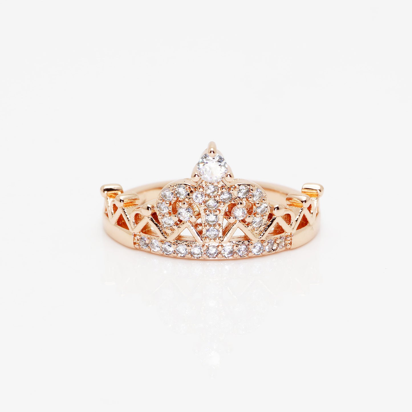 Women’s Princess Crown Ring – Stylish Adjustable Ring