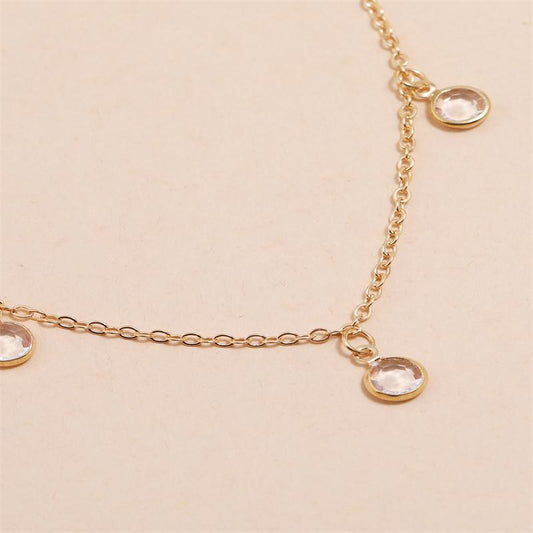 Delicate Little Diamond Necklace for Women