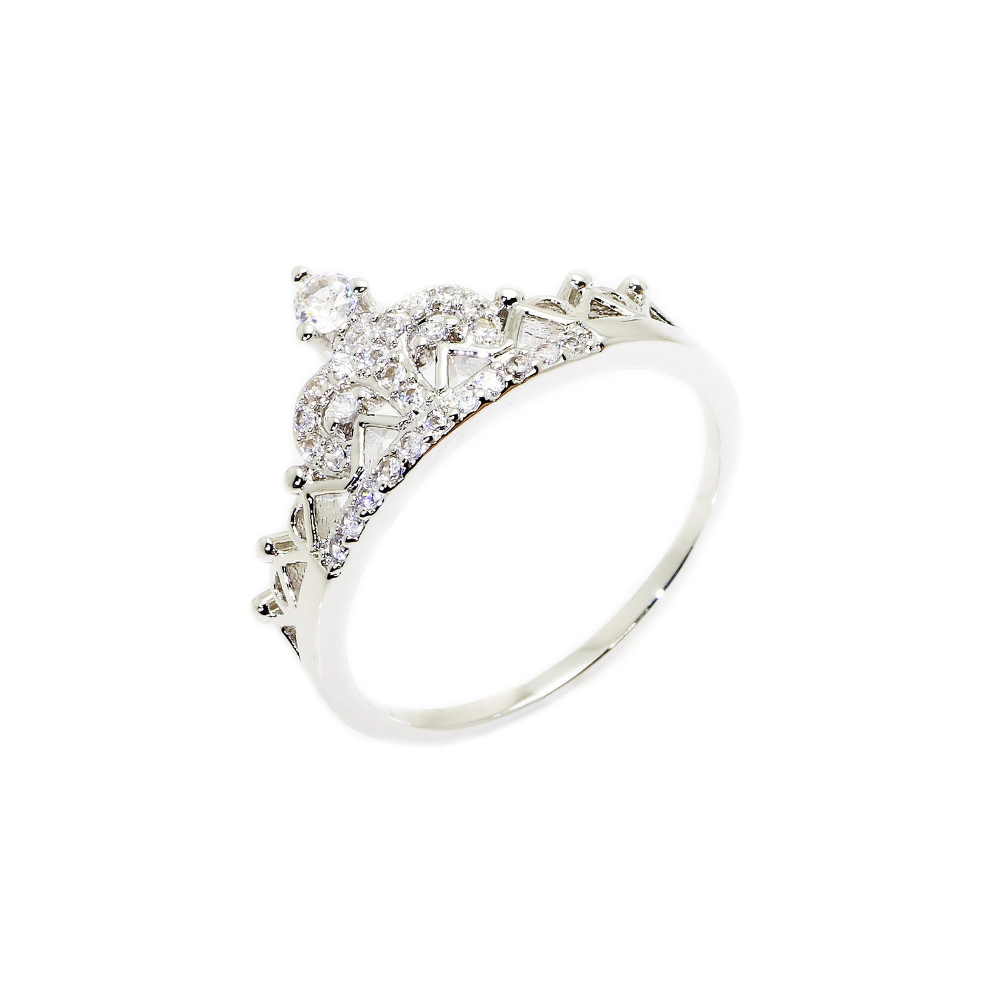 Women’s Princess Crown Ring – Stylish Adjustable Ring