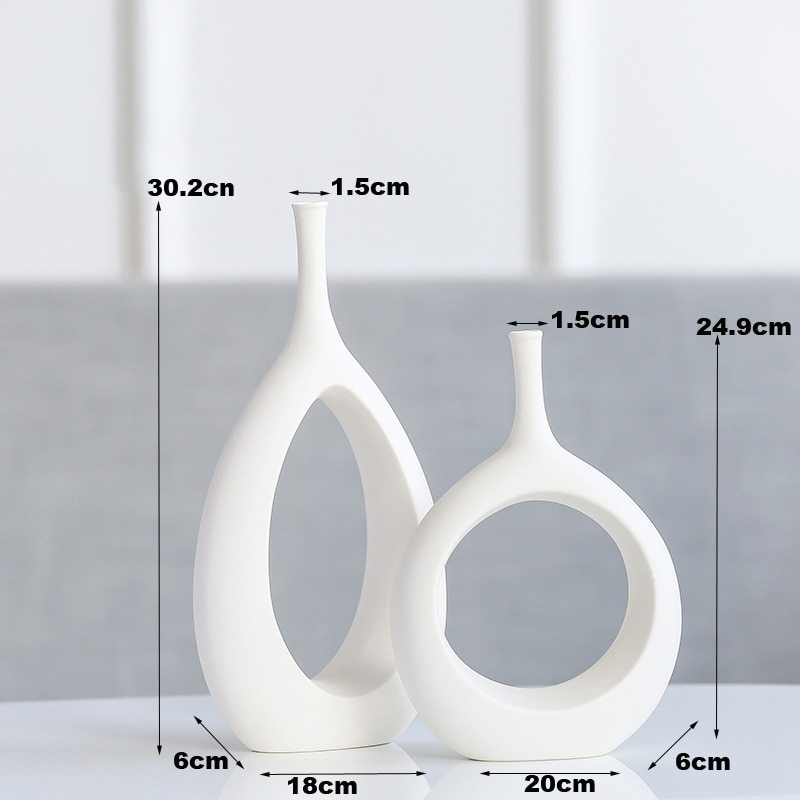 ScandiBloom™ White Vase