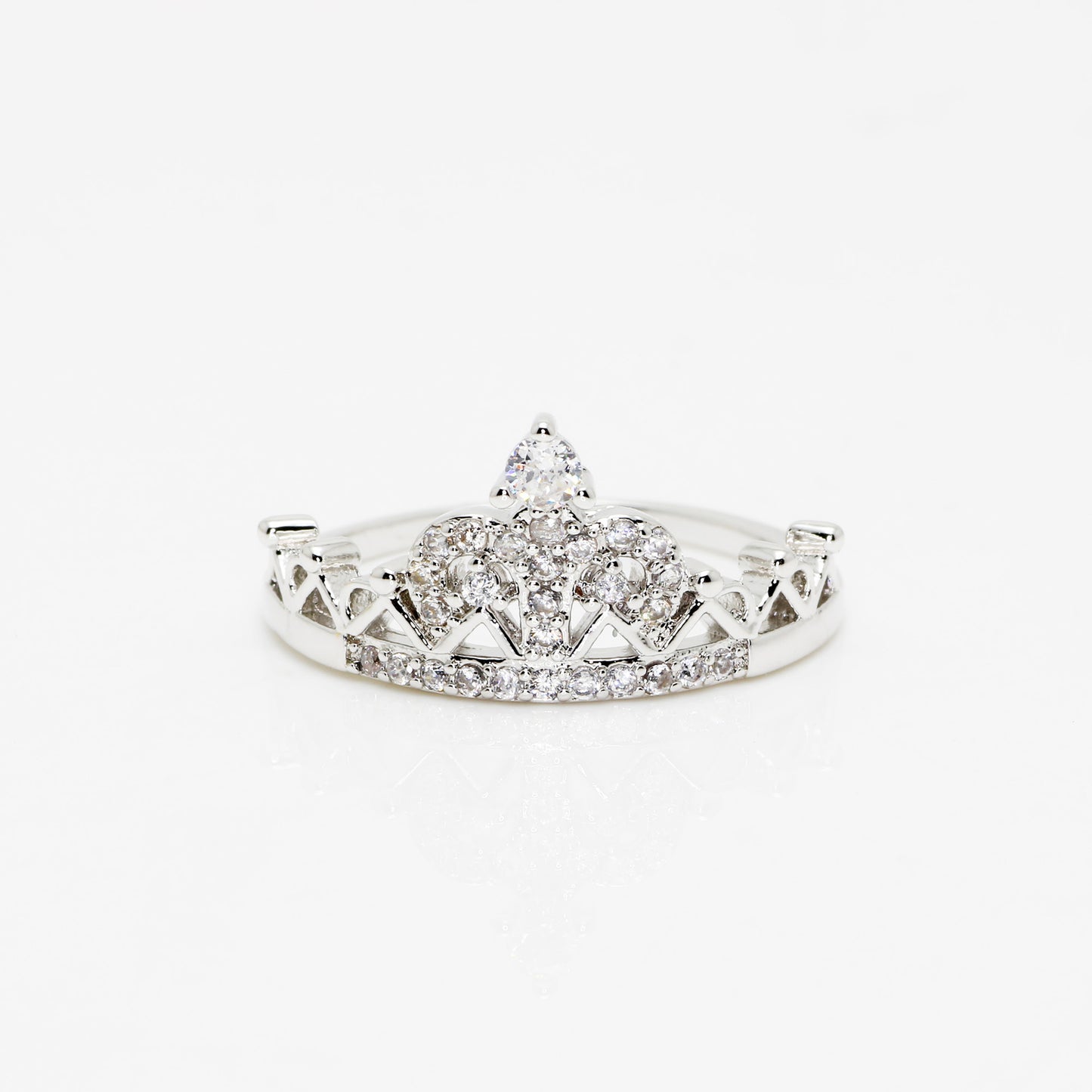 Women’s Princess Crown Ring – Stylish Adjustable Ring