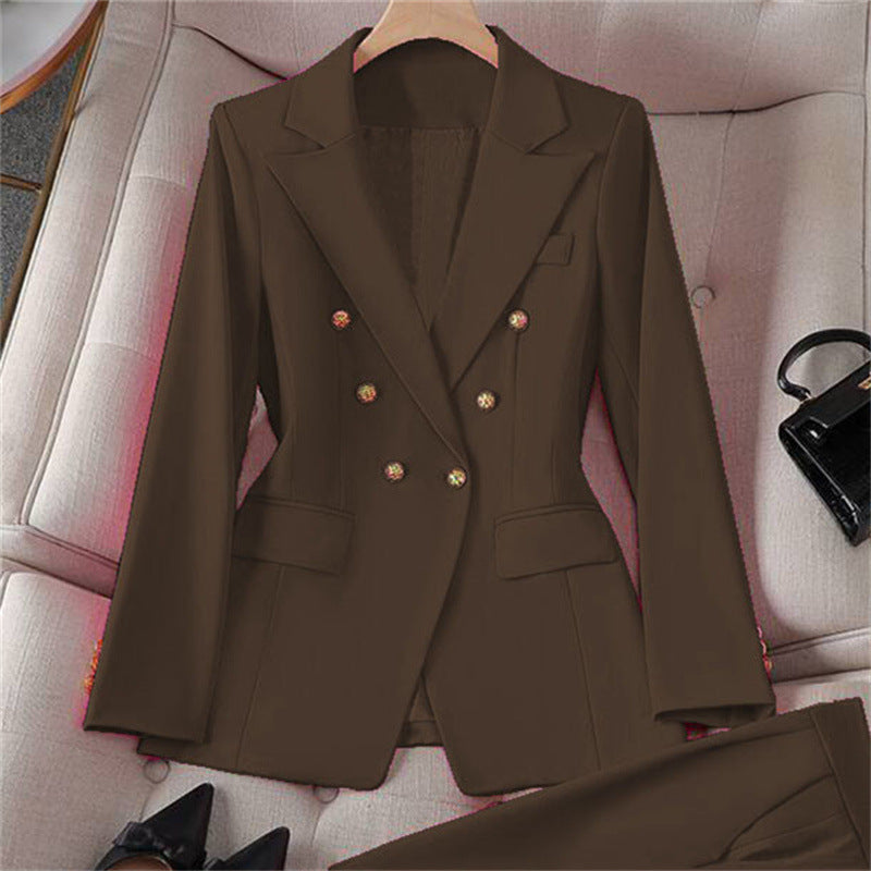 Retro Chic Women’s Slim-Fit Blazer Set