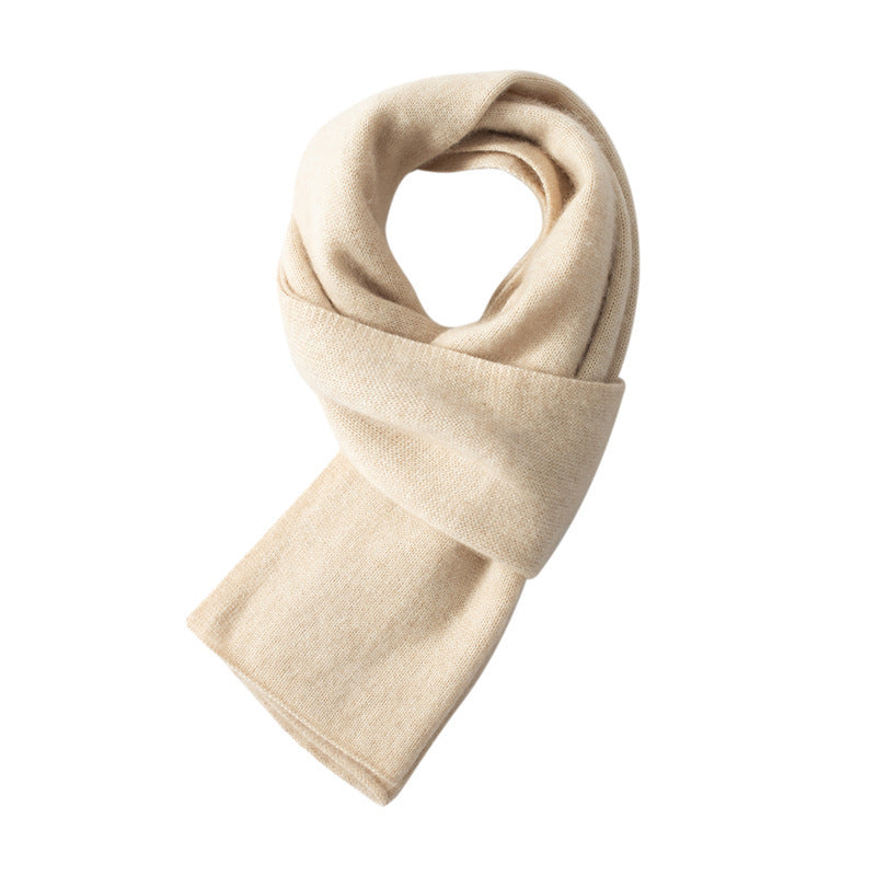 Unisex Cashmere Wool Scarf – Winter Luxury Warm Shawl