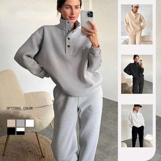 Fashionable 2-Piece Hoodie & Pant Set – Comfortable Women’s Wear