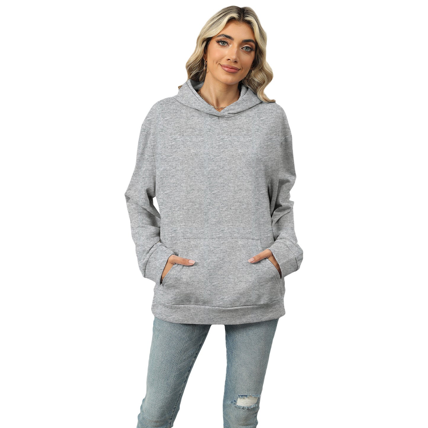 Oversized Hoodie for Women – Casual Pullover with Pocket