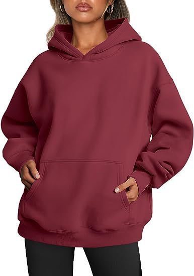 Trendy Solid Color Hoodie – Women’s Streetwear Style