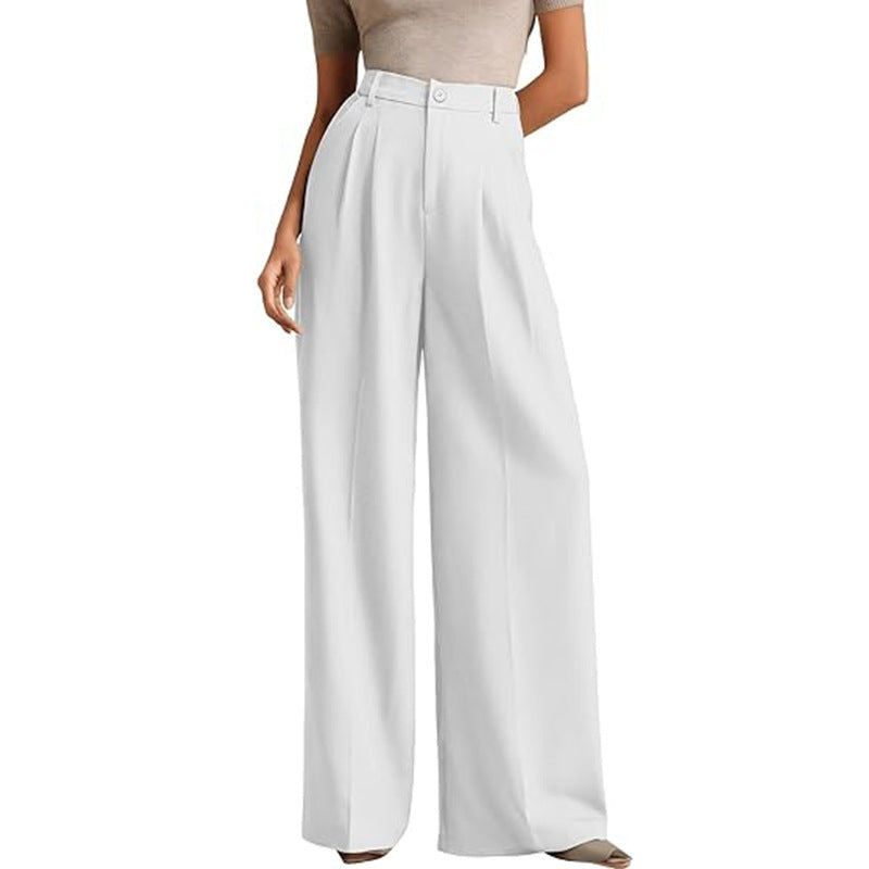 Elegance High-Waist Women’s Suit Pants
