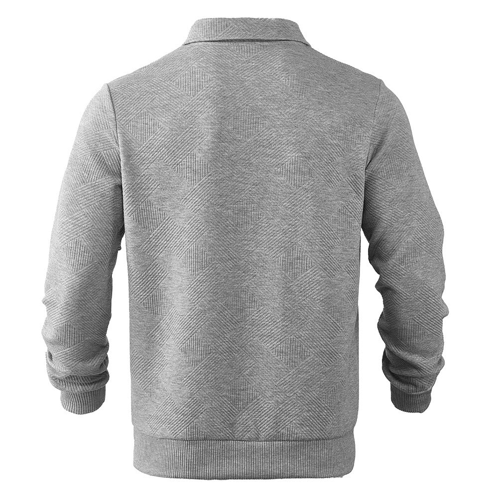 UrbanFit Jacquard Zip Sweatshirt