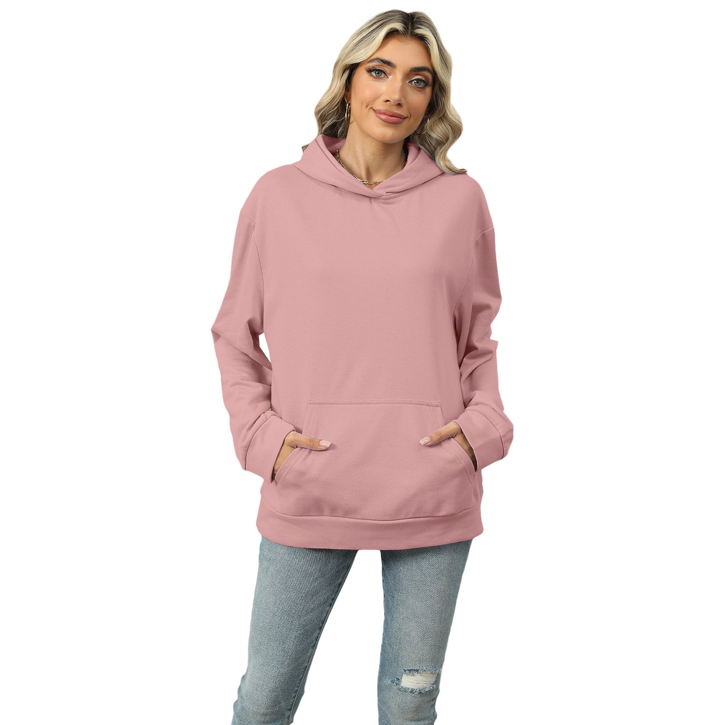 Oversized Hoodie for Women – Casual Pullover with Pocket