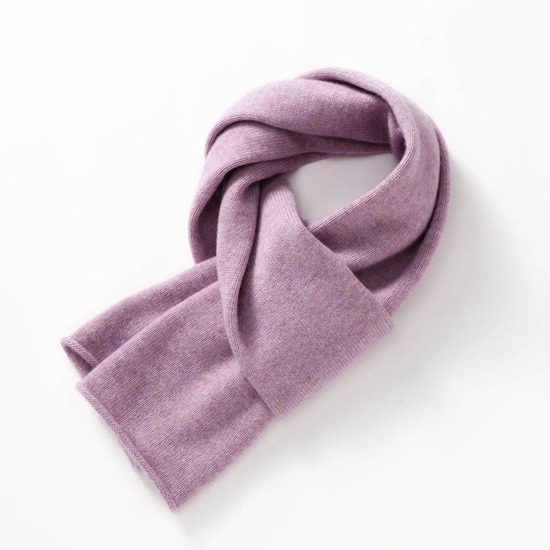 Unisex Cashmere Wool Scarf – Winter Luxury Warm Shawl
