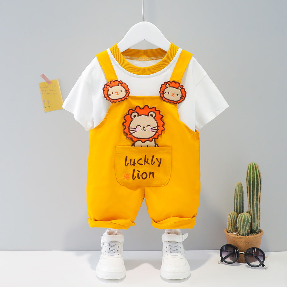 HappyCub Cartoon Overalls
