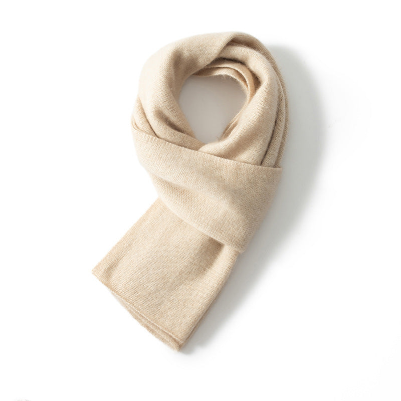 Unisex Cashmere Wool Scarf – Winter Luxury Warm Shawl