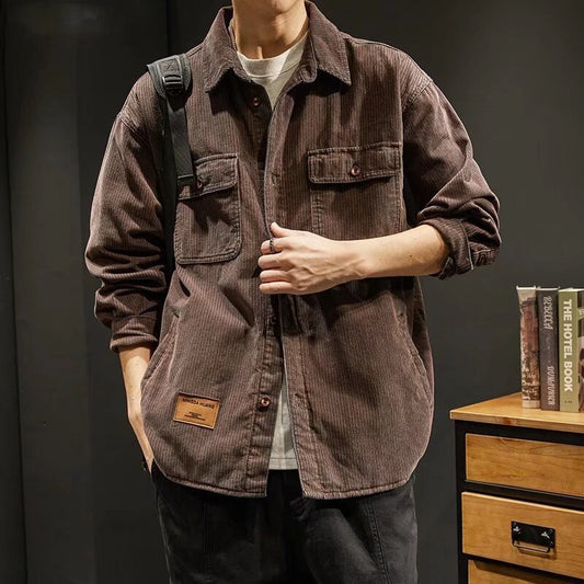 Loose-Fit Warm Denim Jacket – Everyday Fashion Outerwear