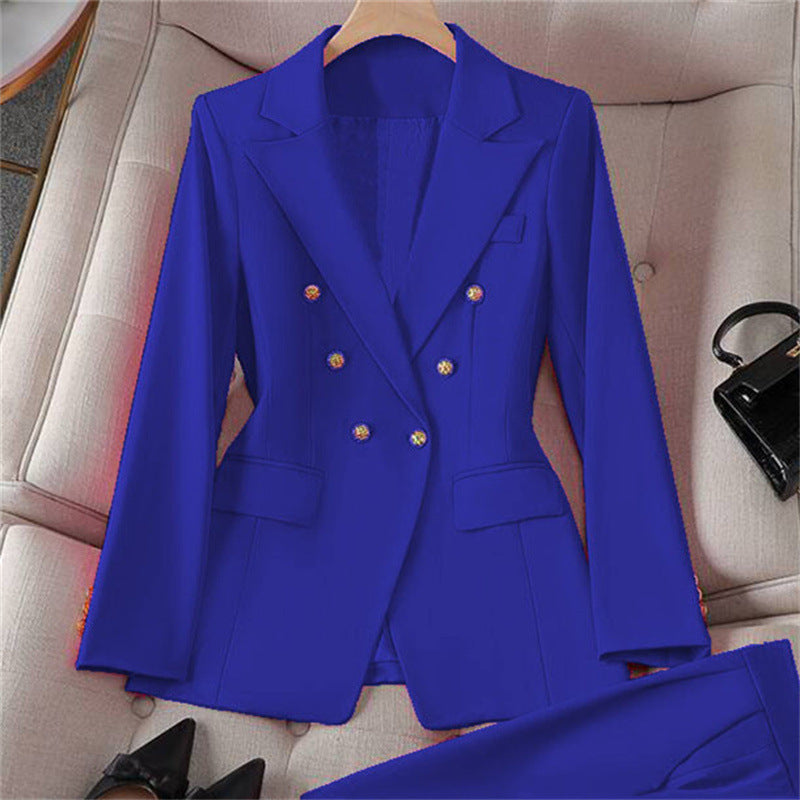 Retro Chic Women’s Slim-Fit Blazer Set