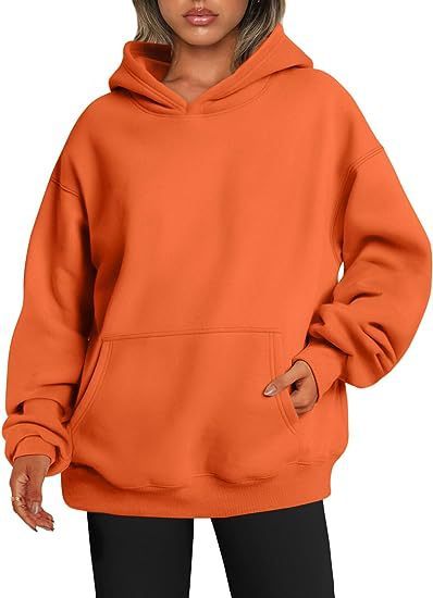 Trendy Solid Color Hoodie – Women’s Streetwear Style