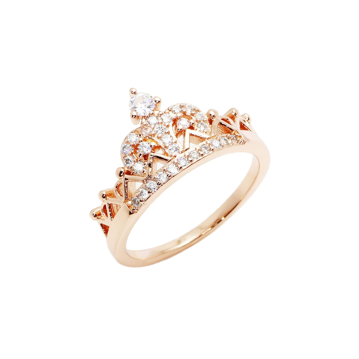Women’s Princess Crown Ring – Stylish Adjustable Ring