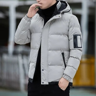 Men’s Fashion Casual Padded Down Jacket – Warm Winter Coat