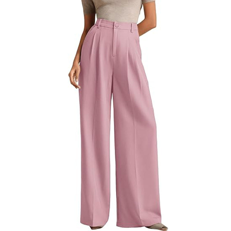 Elegance High-Waist Women’s Suit Pants