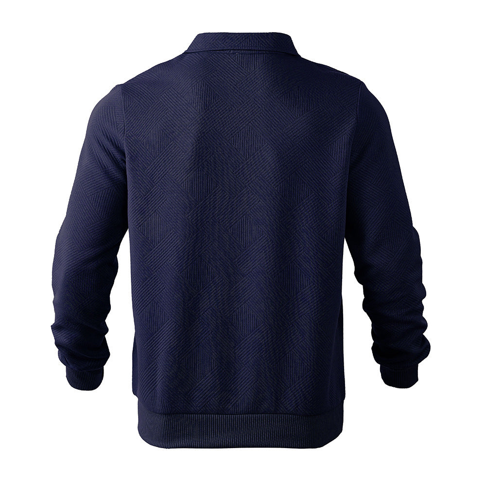 UrbanFit Jacquard Zip Sweatshirt