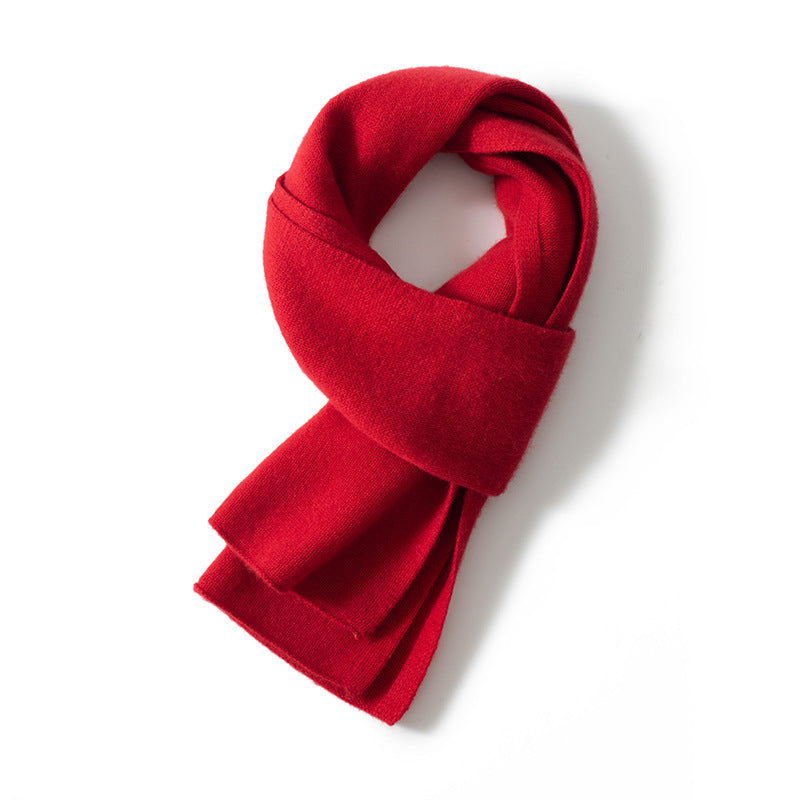 Unisex Cashmere Wool Scarf – Winter Luxury Warm Shawl
