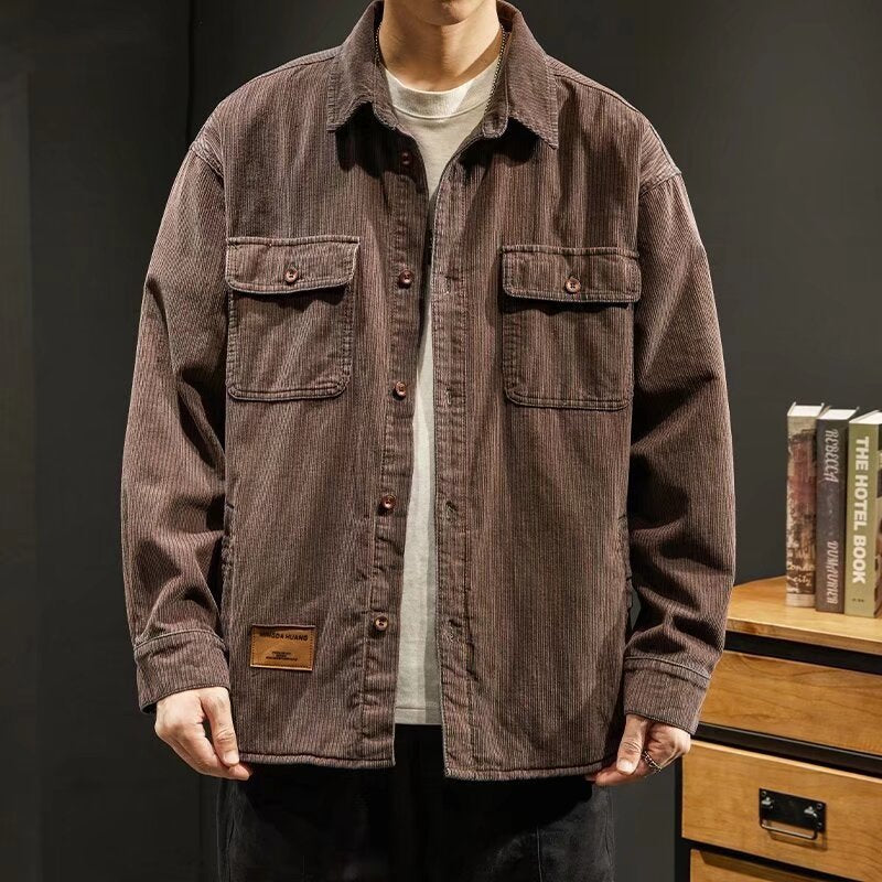 Loose-Fit Warm Denim Jacket – Everyday Fashion Outerwear