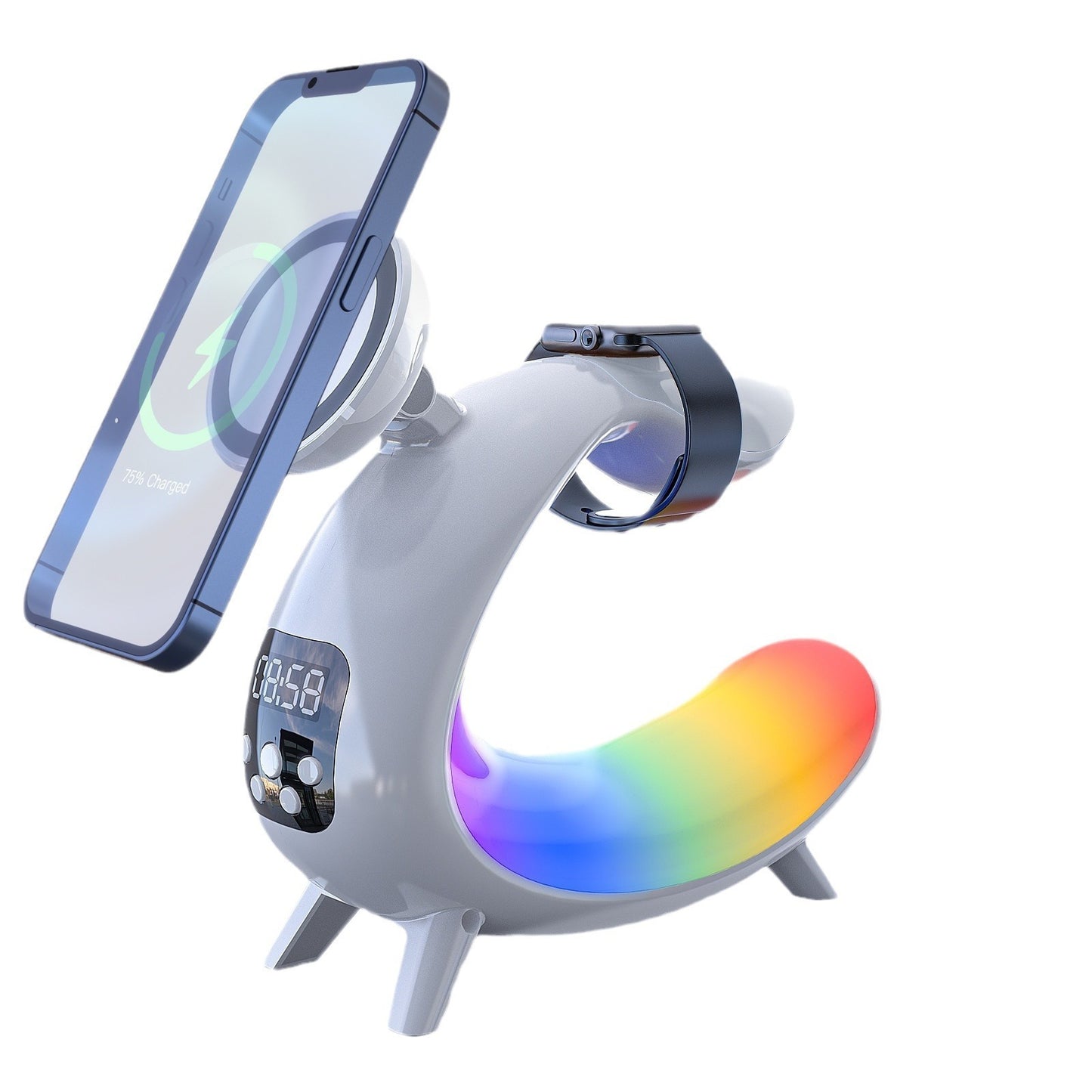 ChargeGlow™ Wireless Bedside Lamp