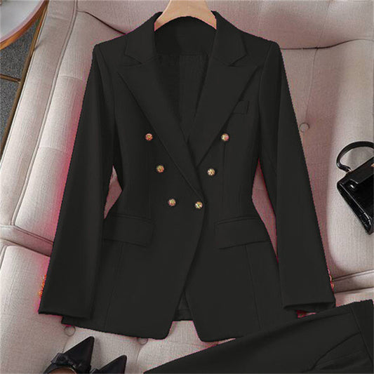 Retro Chic Women’s Slim-Fit Blazer Set