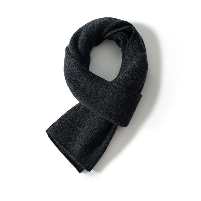 Unisex Cashmere Wool Scarf – Winter Luxury Warm Shawl