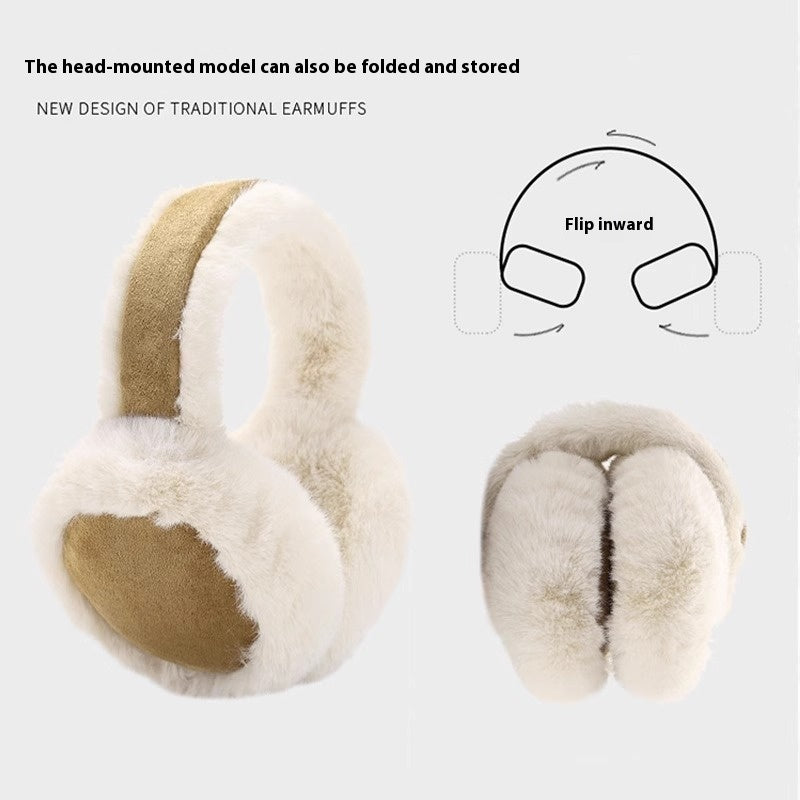Soft Plush Earmuff Scarf Gloves Set – Cozy Winter Accessory