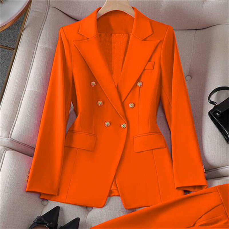 Retro Chic Women’s Slim-Fit Blazer Set