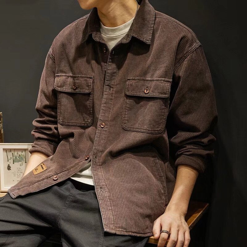 Loose-Fit Warm Denim Jacket – Everyday Fashion Outerwear