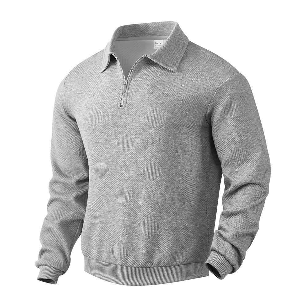 UrbanFit Jacquard Zip Sweatshirt