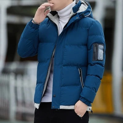 Men’s Fashion Casual Padded Down Jacket – Warm Winter Coat