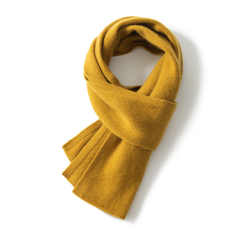 Unisex Cashmere Wool Scarf – Winter Luxury Warm Shawl