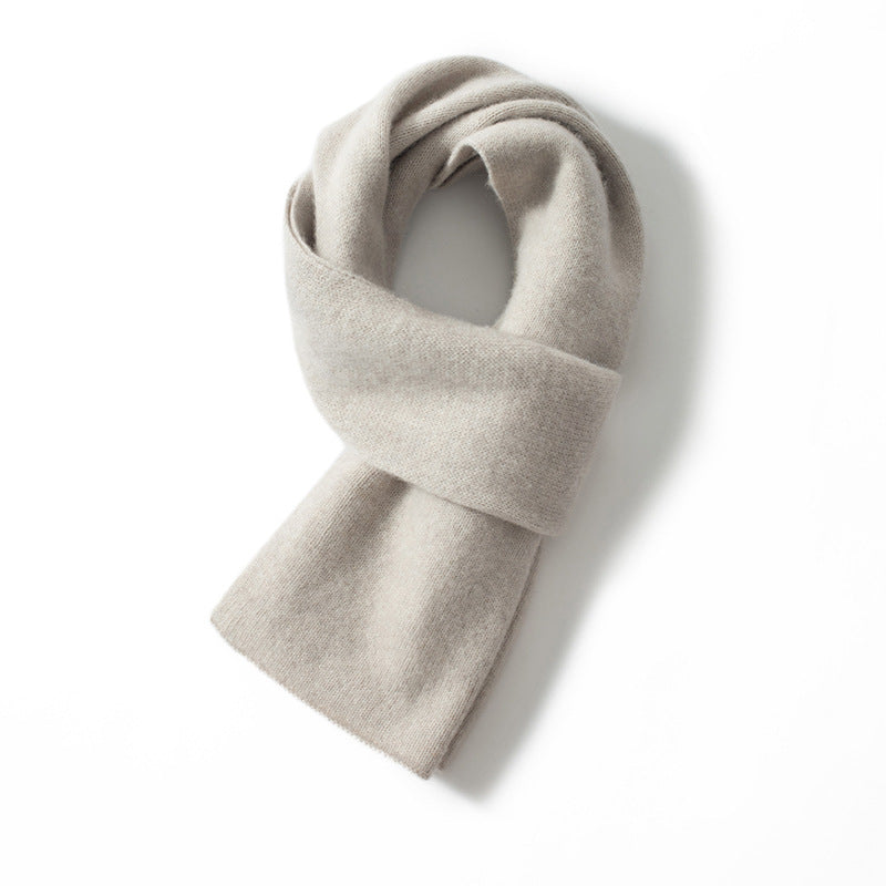 Unisex Cashmere Wool Scarf – Winter Luxury Warm Shawl