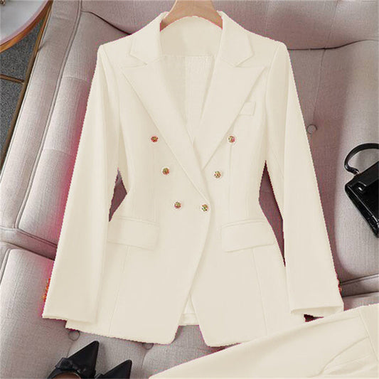 Retro Chic Women’s Slim-Fit Blazer Set