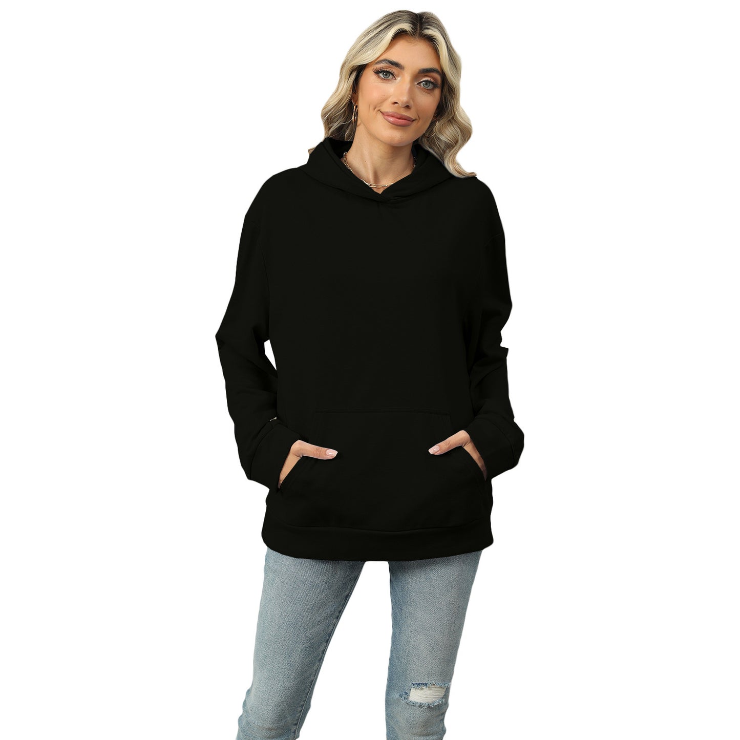 Oversized Hoodie for Women – Casual Pullover with Pocket