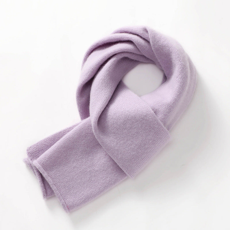Unisex Cashmere Wool Scarf – Winter Luxury Warm Shawl