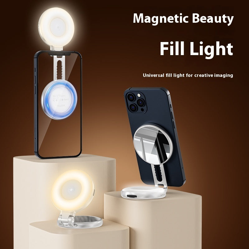 Magnetic Clip-On LED Selfie Light