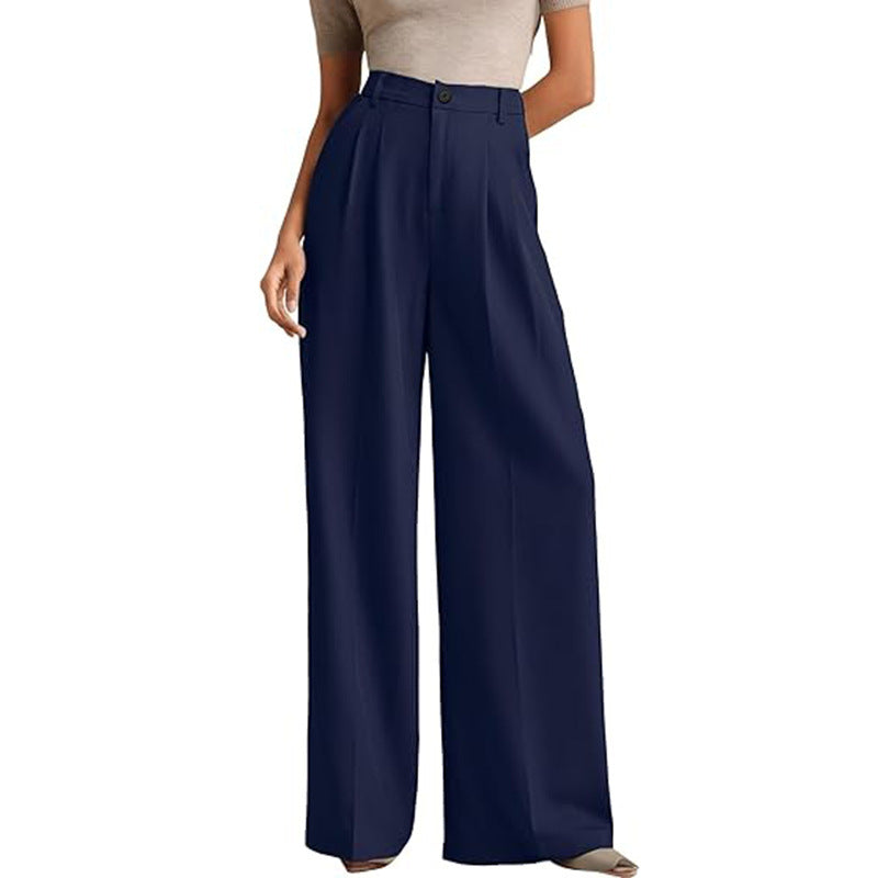 Elegance High-Waist Women’s Suit Pants