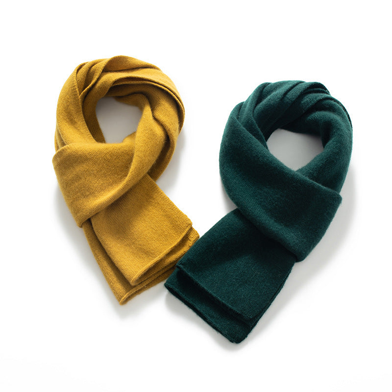 Unisex Cashmere Wool Scarf – Winter Luxury Warm Shawl